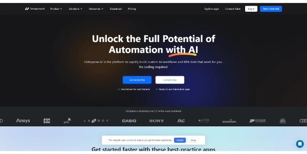 Octoparse AI Workflow Automation Software