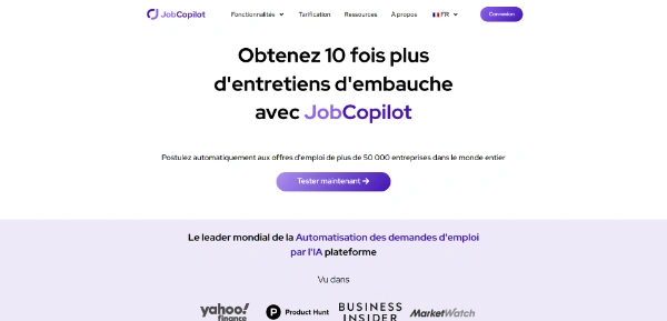 Jobcopilot AI FR Emploi Automatisé