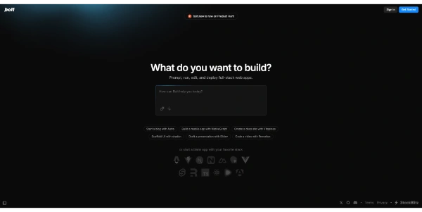 Bolt New AI Code