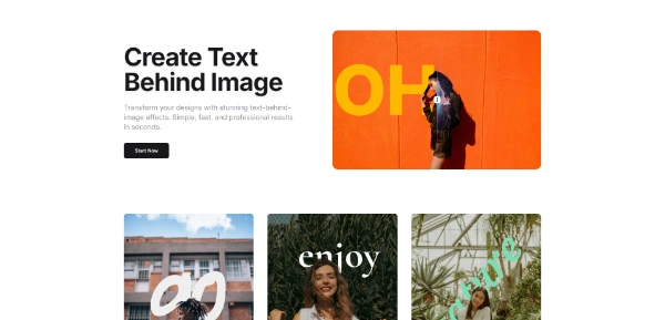 Text Behind Image AI