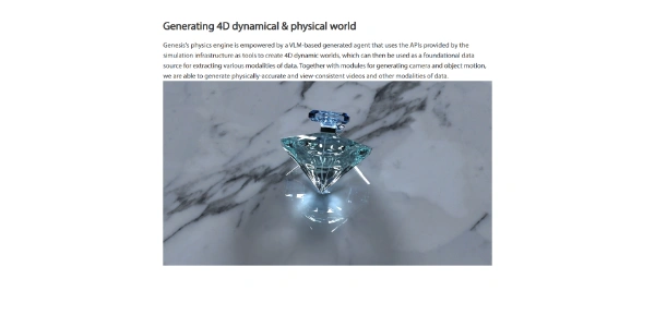 Genesis AI Generating 4D & 3D Robotics