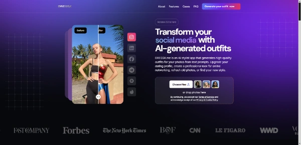 DRESSX fashion AI Outfits & wardrobe