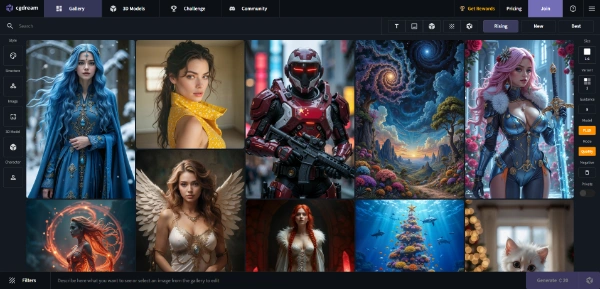 CGDream AI Image Generator & 3D Model