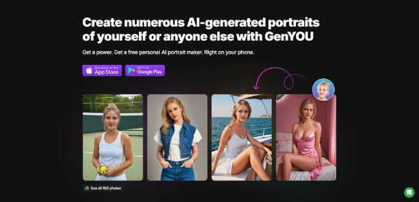 GenYOU AI Portrait Generator