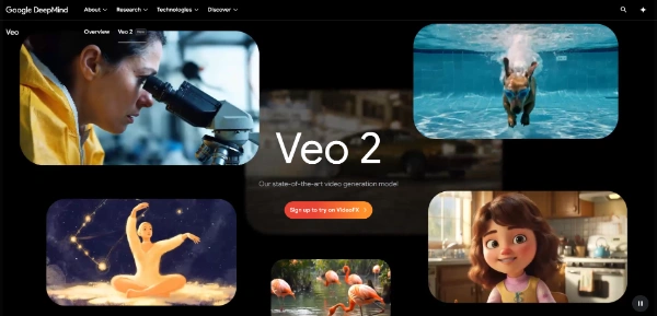 Veo 2 AI Video Generator Google DeepMind