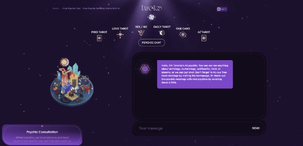 Tarotoo AI Psychic Chat