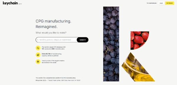 Keychain AI CPG Manufacturing Platform