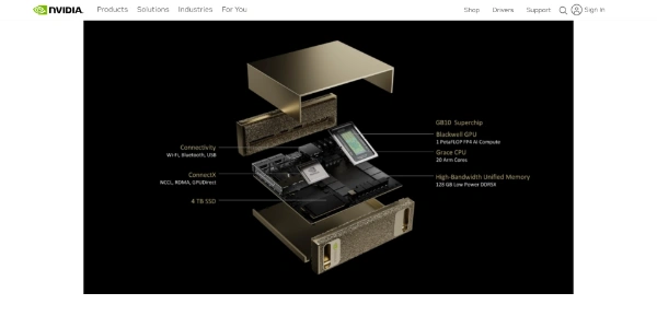 NVIDIA Project DIGITS AI Supercomputer (GB10 Grace Blackwell Superchip)