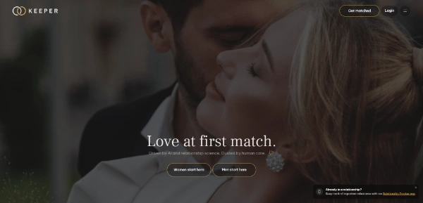 Keeper AI Online Matchmaking & relationship