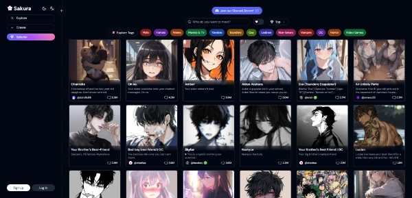 Sakura AI Chatbots & Free Characters