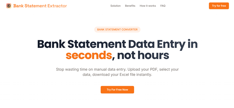 Bank Statement Extractor AI PDF