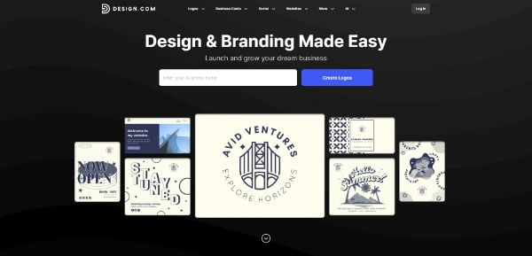 Design.com AI Tools & Branding Logo