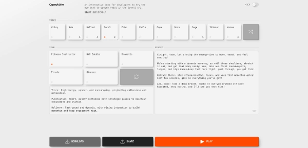 OpenAI.fm TTS Audio