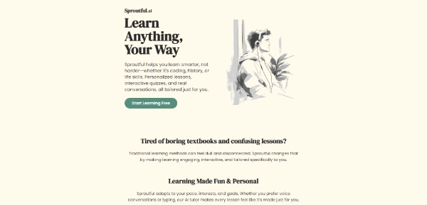 Sproutful.ai Learn with an AI Tutor