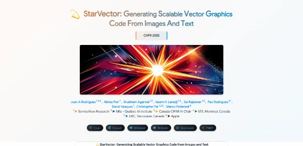 StarVector AI SVG