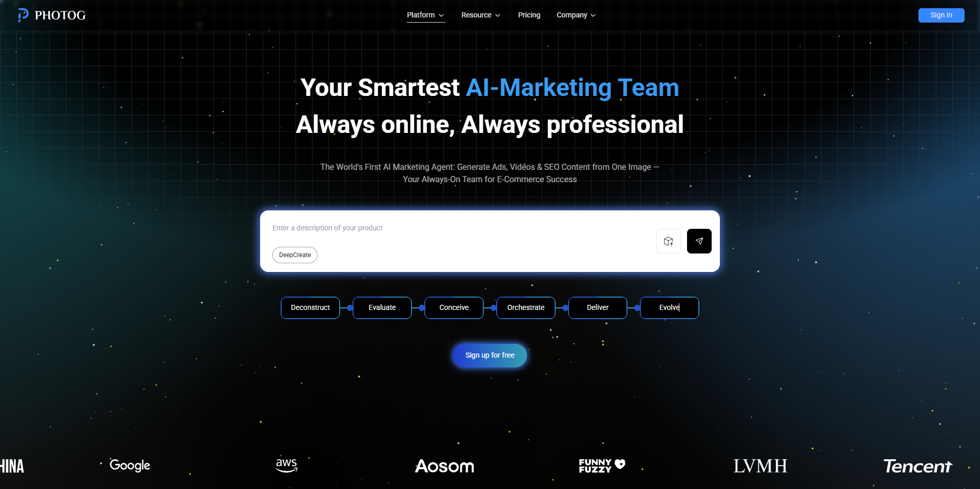 PhotoG AI Marketing Agent
