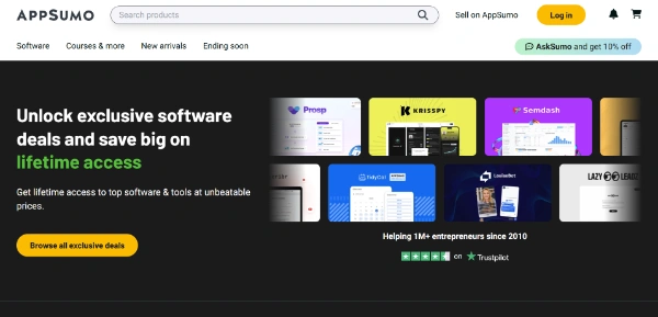 AppSumo ai software deals courses