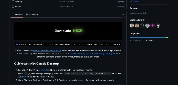 ElevenLabs MCP Server
