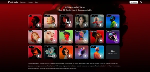 Ace Studio AI Voice Generator