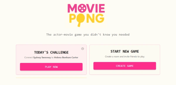 MOVIEPONG AI Actor Game