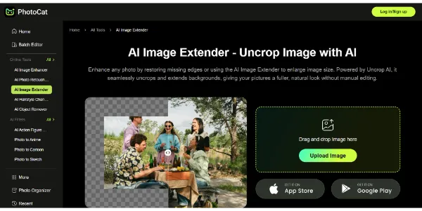 PhotoCat Image Extender AI Edition