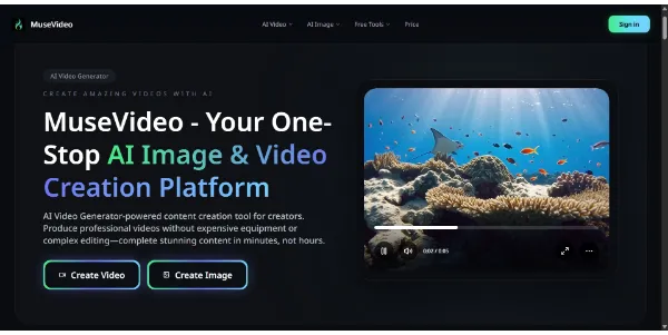 MuseVideo AI Video Generator