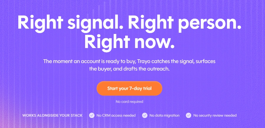 Trayo AI GTM platform