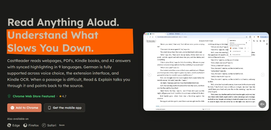 CastReader AI TTS