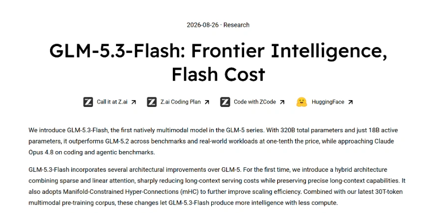 GLM-5.3-Flash Z.ai
