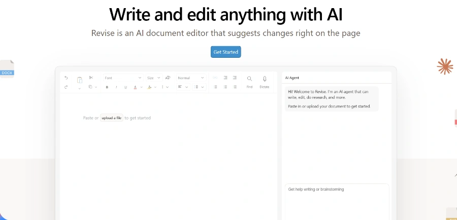 Revise AI document Editor