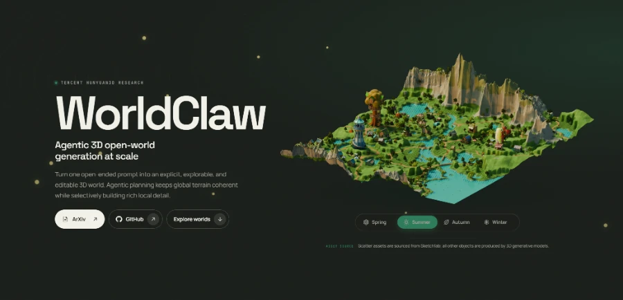 WorldClaw Tencent Hunyuan3D