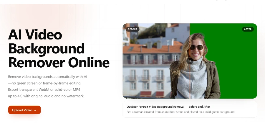 Background Remover Video AI Video Editing