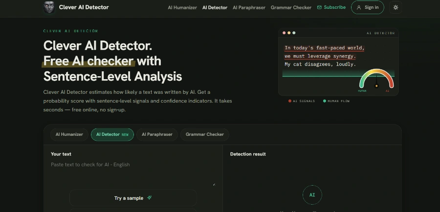 Clever AI Detector