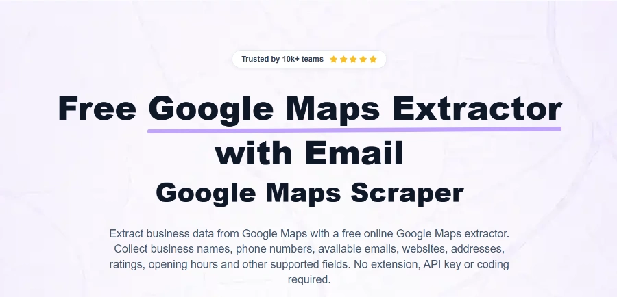 Gmplus Google Maps Extractor & Scraper