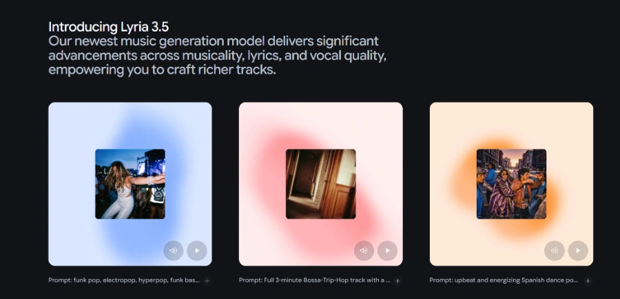 Lyria 3.5 by Google DeepMind
