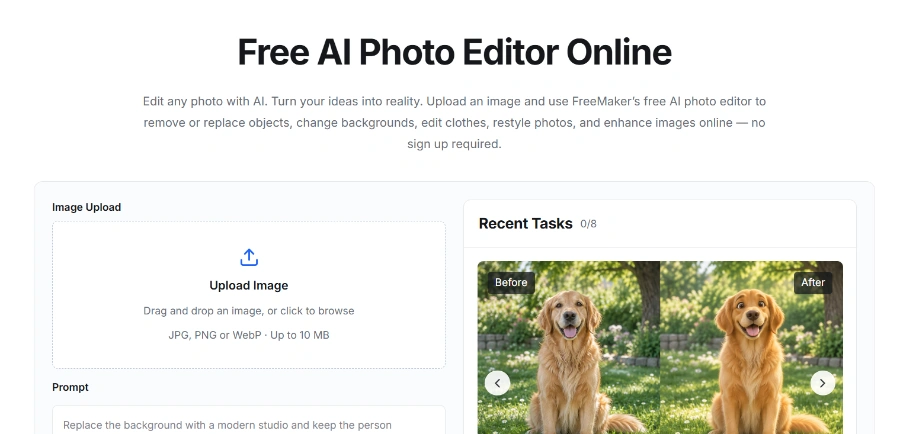 FreeMaker AI Image Editing