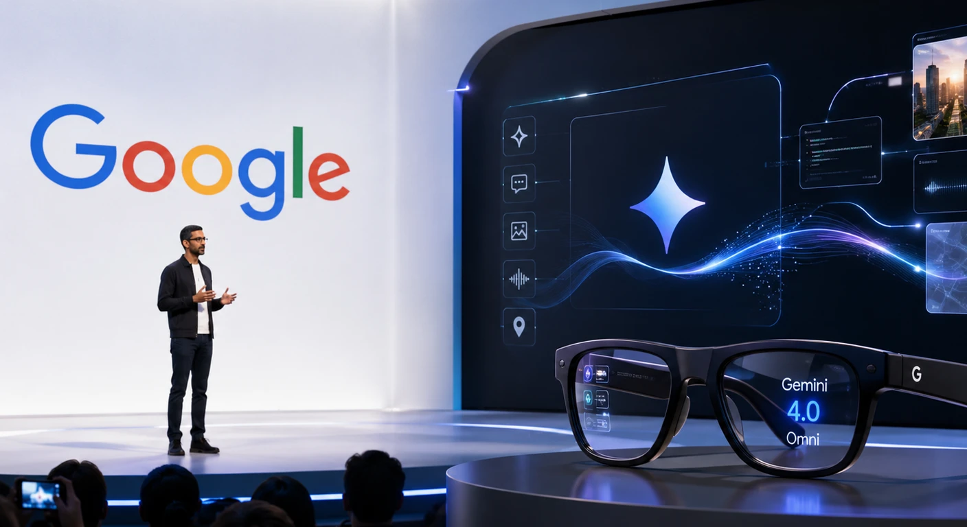 Google I/O 2026: Gemini 4.0, óculos XR e agentes persistentes são esperados